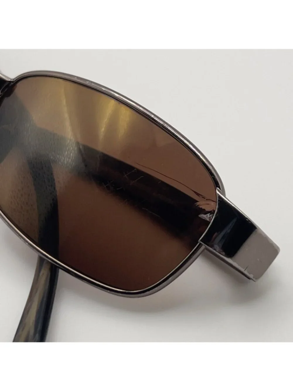 Maui Jim MJ-101-25 Sunglass Frames Brown Lenses Brown Marble 55-17-135 Case